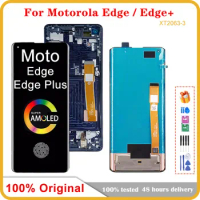 Original OLED For Motorola Moto Edge XT2063-3 Edge+ XT2061-3 LCD Display Touch Screen Digitizer Assembly For Moto Edge Plus LCD