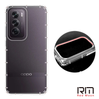 RedMoon OPPO Reno12 / Reno12 Pro / Reno12 F 5G 防摔透明TPU手機軟殼 鏡頭孔增高版