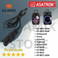 Kabel Power / Cas Premium Angka 8 (IEC C7) untuk Speaker Asatron HT-8870, 8871, 8881, 8872, 8890, 88