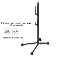 Universal Foldable Bicycle Bike Display Rack Triangle Wheel Hub Repair Stand KickStand For Vertical Parking Bike Accessories