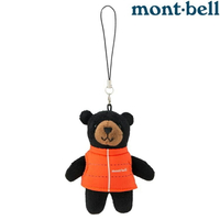 Mont-Bell Strap Monta Bear #2 羽絨背心蒙塔熊吊飾/小熊吉祥物 1134132 OG 橘