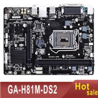 GA-H81M-DS2 Desktop Motherboard LGA 1150 DDR3 SATA3.0 Mainboard 100% tested fully work