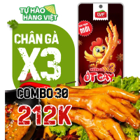 Combo 30 Chân gà Ớt Cay X3 3 Chân /1 bịch
