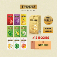 [Carton] TWININGS Cartons Tea Set (1 carton x 12 boxes) | Teh Hitam, Teh Hijau Teh Camomile