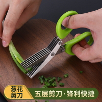 蔥花剪廚房工具多功能切菜神器蔥絲刀不銹鋼切蔥器刨絲紫菜海苔剪