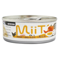 【Seeds 聖萊西】MiiT有雞愛犬機能湯罐-鮮嫩雞丁南瓜湯佐雞絲奇亞籽(80g/罐x24罐)