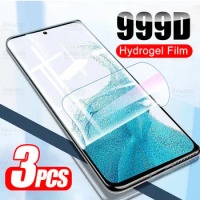 For Samsung Galaxy A54 Hydrogel Film 3Pcs Soft Protective Film Samung A54 5G A 54 54A SM-A546B 2023 Screen Protectors Not Glass