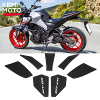 Motorcycle Sticker for YAMAHA MT-03 MT03 MT 03 2021 2022 Non-slip Side Tank Pad Anti Scratch Decal Protection Black Accessories