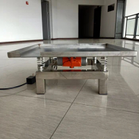 Stainless steel vibrating table small concrete vibrating table test bench test block vibrating platform 50cm x 50cm