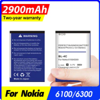 2900mah Replacement Bl-4c Bl4c Cell Phone Battery for Nokia 6100 6125 6136 6170 6300 7705 7200 7270 8208 Bl 4c Bateria