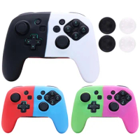 Silicone Protective Cases For Nintendo Switch Pro Controller Skin Case Gamepad Joystick Cover Switch Pro Video Games Accessories