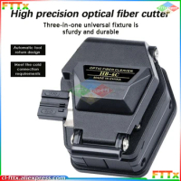 HB-6C Fiber Cleaver FTTH Optical Fiber Cable Cutting Tools Fiber Cable Cutter Knife 16 Surface Blade Metal Material