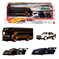 Hot Wheels Premium Metal Real Riders Trackday Team Transport Sauber  C9 Euro Hualer Audi Sport Quatt