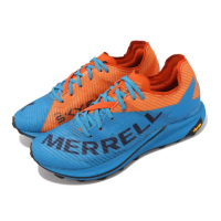 【MERRELL】越野跑鞋 MTL Skyfire 2 女鞋 藍 橘 Vibram MegaGrip 行山鞋 戶外鞋(ML067810)