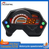 Motorcycle Meter Speedometer for Yamaha FZ16 FZ 16 Digital Tachometer Dash Board Dashboard Rpm Gauge Tach LCD Display