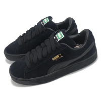 【PUMA】休閒鞋 Suede XL 男鞋 女鞋 黑 金 麂皮 麵包鞋 復古 情侶鞋(395205-33)