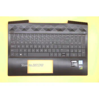 For HP PAVILION 15-CX 15-CX0071TX palmrest US keyboard upper cover,White backlight