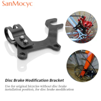 Bicycle Disc Brake Mount Mountain Road Bike Modification Bracket Frame Adapter Mounting Holder Disc Brake Converter V Brake Rack