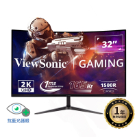 ViewSonic VX3218C-2K 32型 2K曲面電競螢幕(內建喇叭)