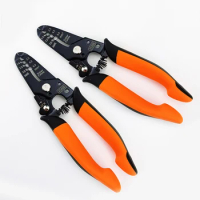 7inch Wire Stripper Tool, Wire Strippers, Wire Cutter Stripping Tool for Electric Cable Stripping Cutting and Crimping 10-14 AWG