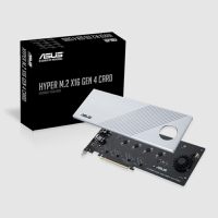 【4%回饋+滿千折百】ASUS 華碩 HYPER M.2 X16 GEN 4 CARD 介面卡/擴充轉接/PCIe 4.0