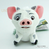 【UNIPRO】迪士尼 海洋奇緣 MOANA 小豬 PUA 11公分 坐姿 絨毛娃娃 珠鍊吊飾 包包吊飾 正版授權 Pig