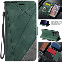 Note9 Case For Redmi Note 9 M2003J15SC 6.53" Cases Magnetic Flip Splicing Wallet Case For Xiaomi Redmi Note9 Pro Max 9T 9S Cover