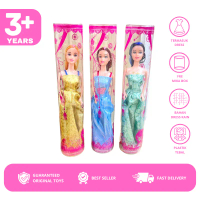Mainan Boneka Beibi Putri Set Dress Cantik Mika Tabung Kado Doll Toys