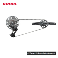 SRAM GX Eagle AXS Transmission Groupset Available with 165,170,175mm crankarm and 32T chainring GX Eagle Transmission derailleur