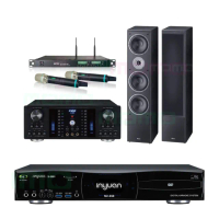 【音圓】S-2001 N2-350+A-380N+ACT-8299PRO++Monitor Supreme 2002(點歌機4TB+擴大機+無線麥克風+喇叭)