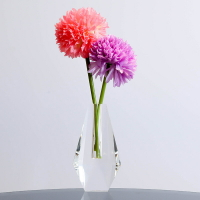 歐式水晶玻璃小花瓶 插花小花瓶 辦公桌餐桌裝飾小清新花瓶擺件