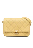 Chanel 二手香奈兒小號菱格紋魚子醬鏈 Melody Flap 手袋