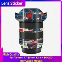 For Tamron 17-35mm F2.8-4 Di OSD for Canon Mount Lens Sticker Protective Skin Decal Film Anti-Scratch Protector Coat 17-35 A037