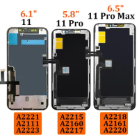 Original For iPhone 11 11Pro 11Pro Max LCD Display Touch Screen Digitizer For iPhone 11 11Pro 11Pro Max Assembly Replacement