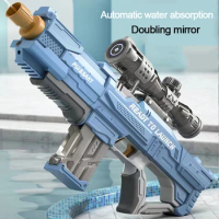 Electric Water Gun Toys Bursts Children's High-pressure Strong Charging Energy Water Automatic Water Spray Kids Toy Guns Gifts