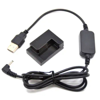 Power Bank 5V USB Cable Adapter + DR-50 DC Coupler NB-7L Dummy Battery for ACK-DC50 Canon PowerShot G10 G11 G12 SX30 IS