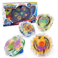 B-X TOUPIE BURST BEYBLADE Spinning Top 4D Set With 2 pcs Launcher Arena Metal Fight Battle Fusion Classic Toys Box YH1236