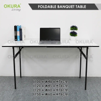 OKURA Foldable Banquet Table Event / Desk / Catering / Buffet Folding Table / Outdoor Dining Folding