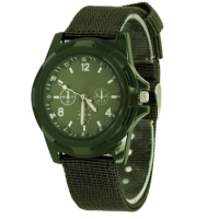 Men Watch Army Soldier Military Canvas Strap Fabric Analog Wrist Watches Fashion Quartz Sports Wristwatches Clock Luminous Watch