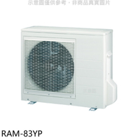 APP下單4%點數★日立江森【RAM-83YP】變頻冷暖1對2分離式冷氣外機