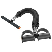 多功能拉力繩套裝腳蹬拉力器 乳膠防斷款拉力器 拉力繩四管拉力器