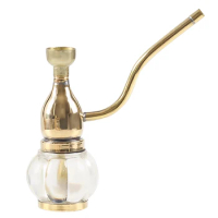 New 1pcs Smoking Water Pipe coppery health cigarette Holder brass filter Mini Hookah Narguile 2009H