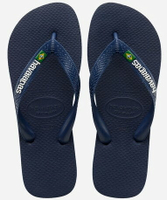 【質本嚴】哈瓦士Havaianas巴西人字拖 男款 Brasil logo/深藍夾心 2023新款/海灘鞋/拖鞋