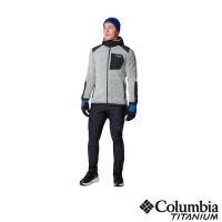 Columbia哥倫比亞 男款-鈦 蓄熱極暖刷毛連帽外套-白色 UAE66300WT/IF