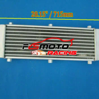 20.5"x6"x2" Front Mount Universal Aluminum Intercooler 520x150x50mm Tube &amp; Fin Turbo 67mm 2.6" In/Out Pipe Direct-Fit 520*150*50