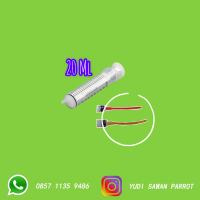 CODAN 20ML Spoit Spetan Suntikan Alat Loloh Burung Nuri Falk Betet Sc