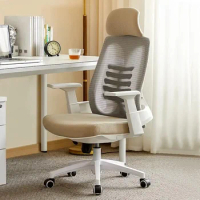 Boss Office Chair Elastic Adjustable Ergonomic Mesh Nordic Sleep Back Support Office Chair Armrest Cadeiras Decoration Home
