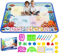 Water Doodle MatKids Painting Mat Toddlers Drawing Writing ToysReusable Coloring Mat Birthday Christ