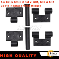 2 Pieces Replacement Hinges for Keter Store it out xl SH1, SH2 &amp; SH3 SH1 674644 / SH2 674645 / SH3 674646