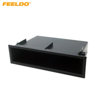 FEELDO 1DIN Car Stereo Radio Refitting Dashboard Installation Mounting Trim Fascia Storage Box Spacer For Honda #HQ1664